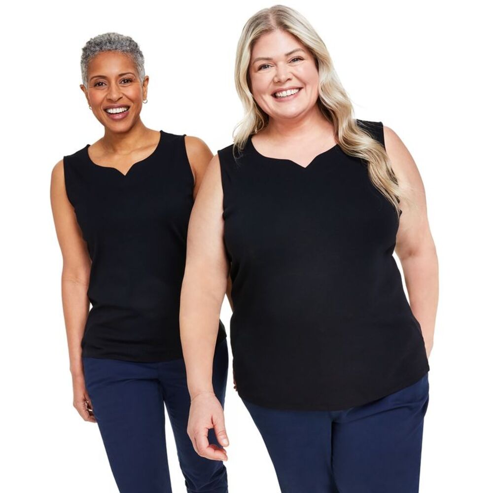 Style & Co. Women's Sweetheart-Neck Sleeveless Top